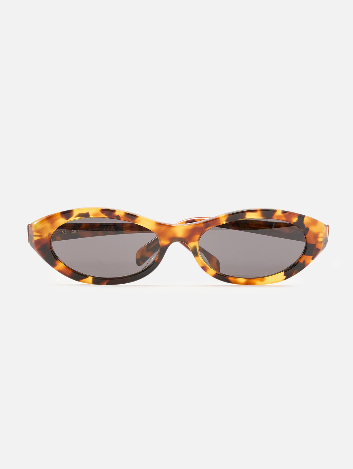 Triomphe Mini Sunglasses,CELINE EYEWEAR,BLONDE HAVANA,Image 1