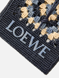 Pocket Patch Crossbody Bag,LOEWE,NAVY SKY,Image 3