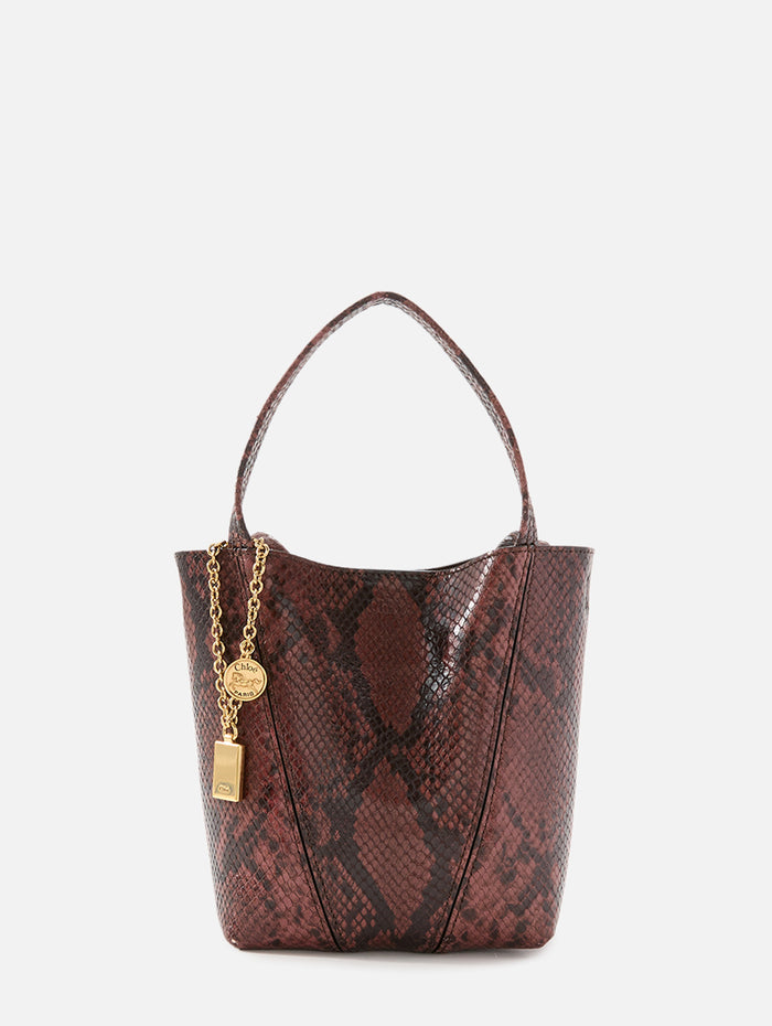 Chloé Spin Tote Bag,CHLOÉ,ROSEWOOD,Image 1