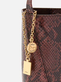 Chloé Spin Tote Bag,CHLOÉ,ROSEWOOD,Image 5