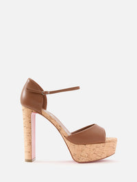 Sandaloo 130mm,CHRISTIAN LOUBOUTIN,CUOIO,Image 1