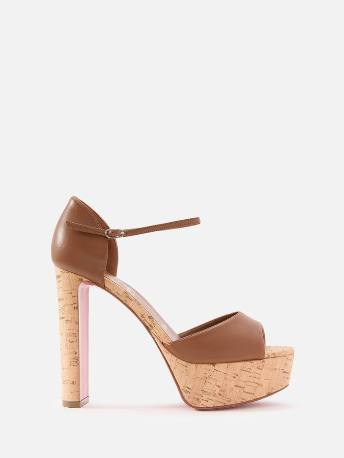 Sandaloo 130mm,CHRISTIAN LOUBOUTIN,CUOIO,Image 1