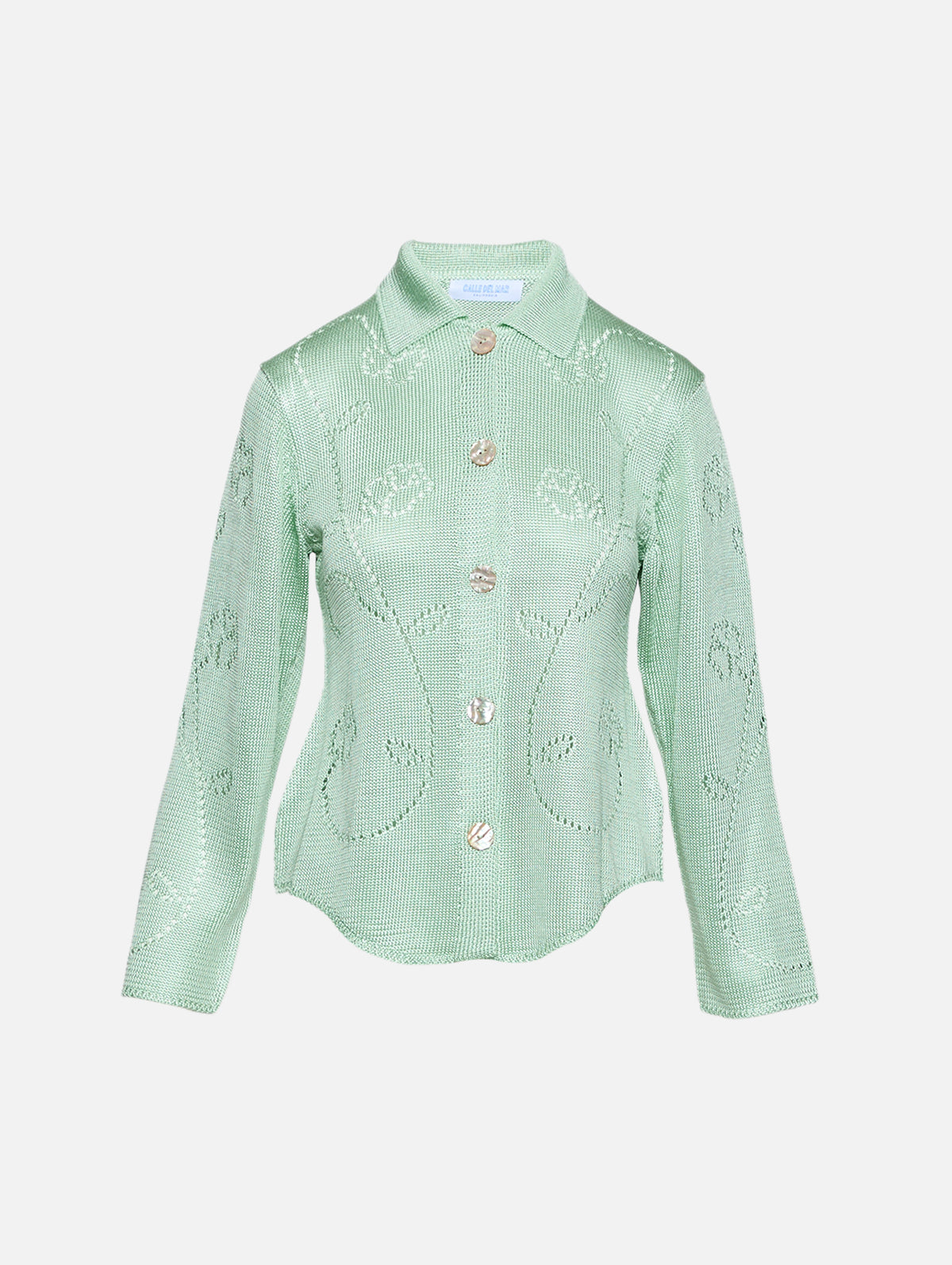 Ivy Long Sleeve Shirt,CALLE DEL MAR,EUCALYPTUS,Image 2