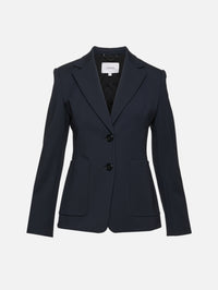Emotional Essence Blazer,DOROTHEE SCHUMACHER,DARK NAVY,Image 2