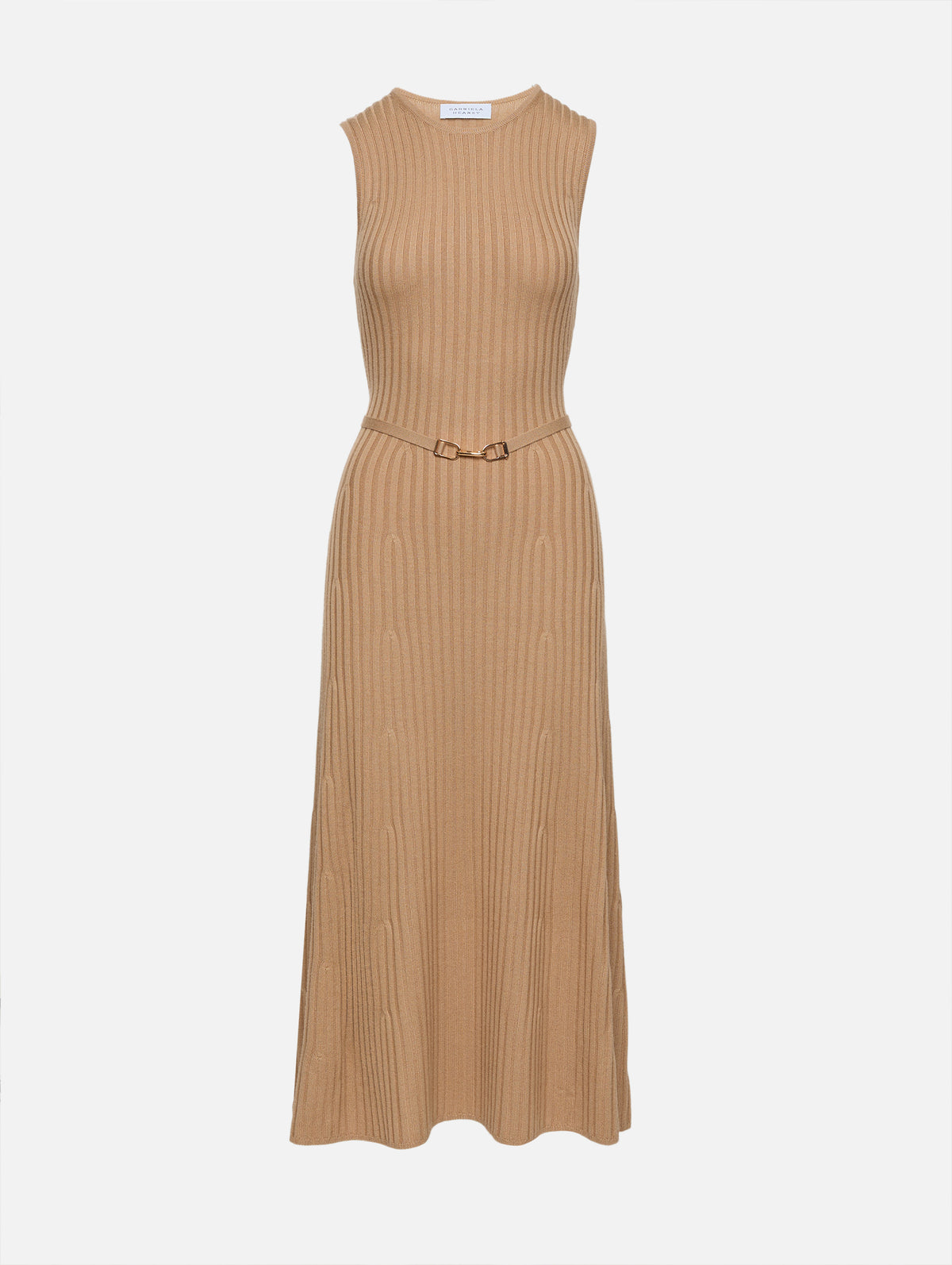 Gabriela Hearst - Meier Knit Dress in Hay Merino Wool Cashmere - Hay - S