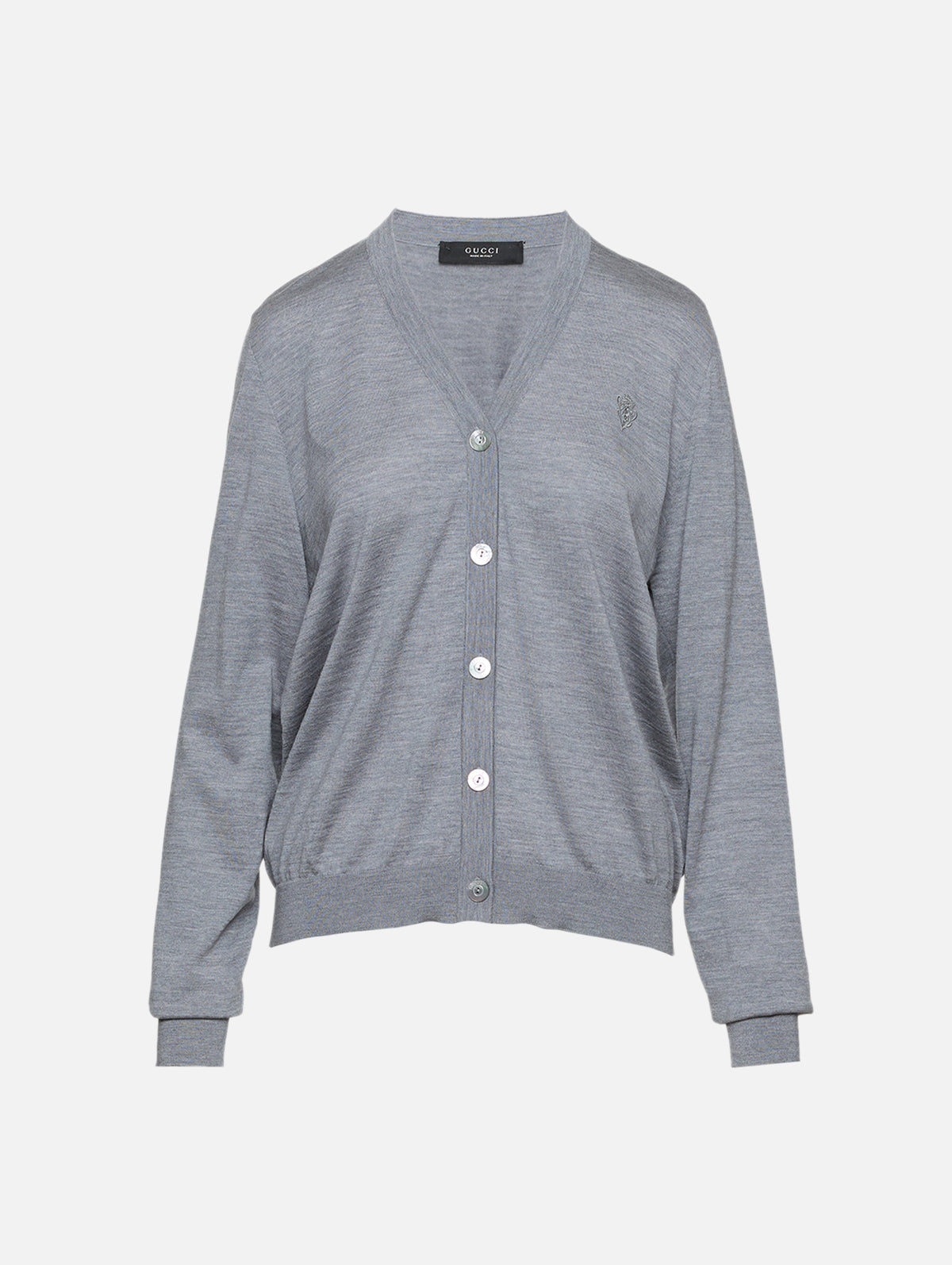 Cardigan,GUCCI,GREY QUILL,Image 1