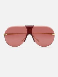 Rimless Pilot Sunglasses,LOEWE EYEWEAR,SHINY ENDURA,Image 1