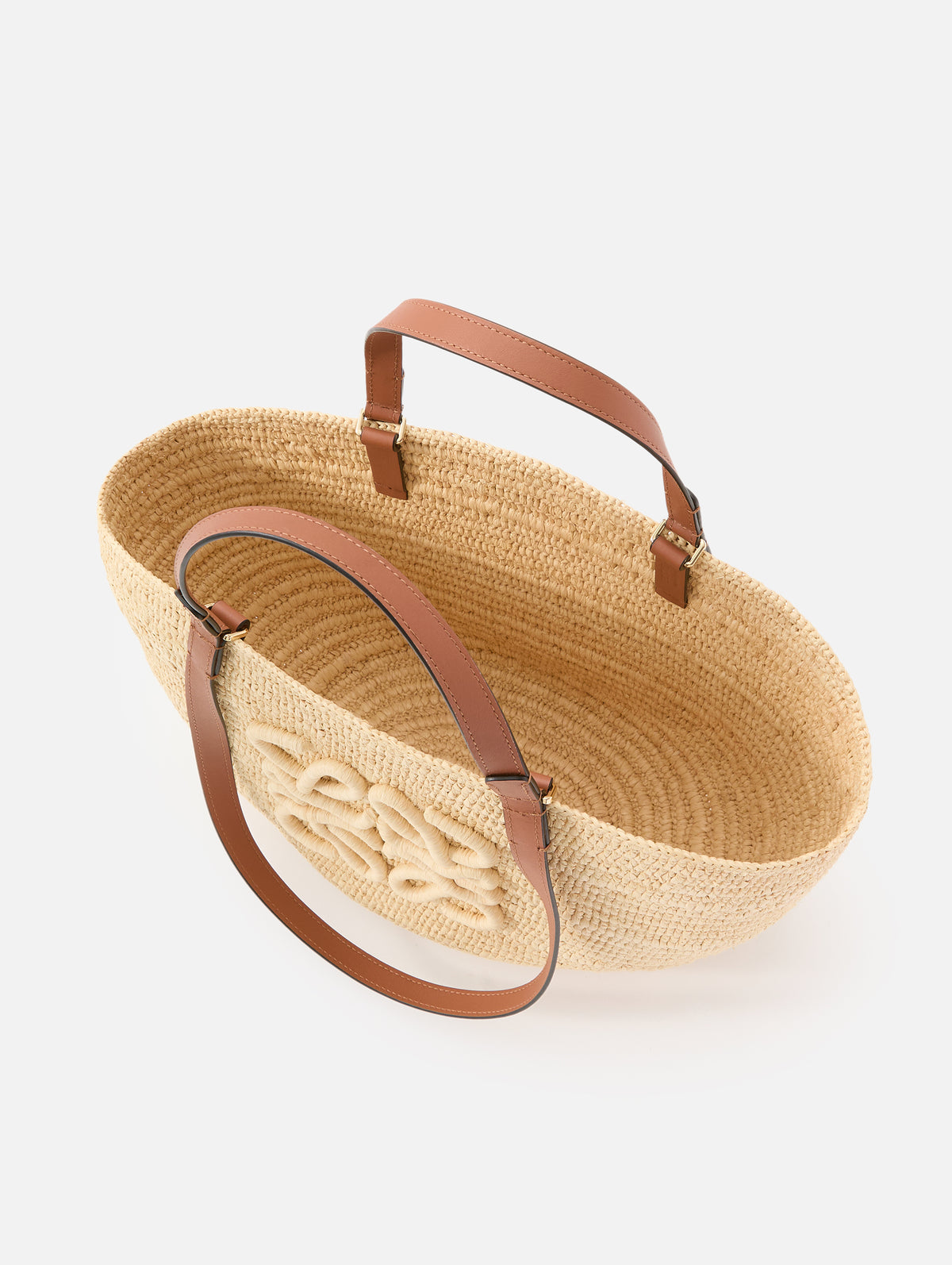 Eclipse Basket Bag,LOEWE,NATURAL/TAN,Image 4