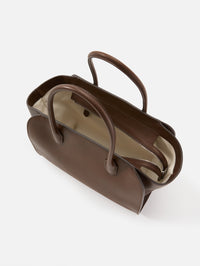 Marlo 12 Bag,THE ROW,DEEP BROWN,Image 3