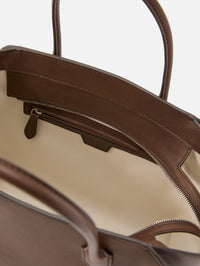 Marlo 12 Bag,THE ROW,DEEP BROWN,Image 4