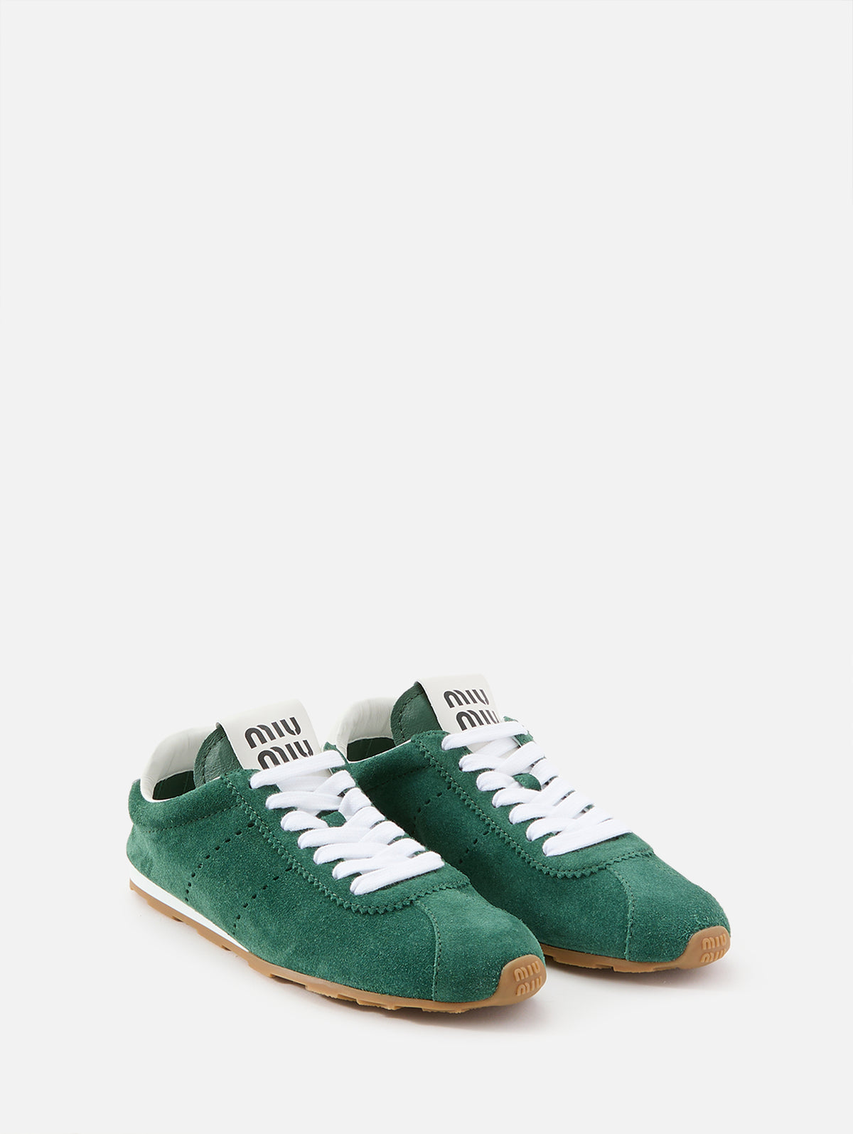 Plume Sneaker,MIU MIU,OLEANDRO,Image 2