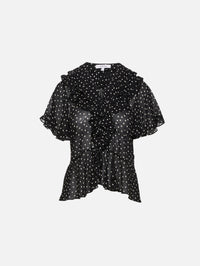 Dancing Dots Blouse,DOROTHEE SCHUMACHER,WHITE DOT,Image 1
