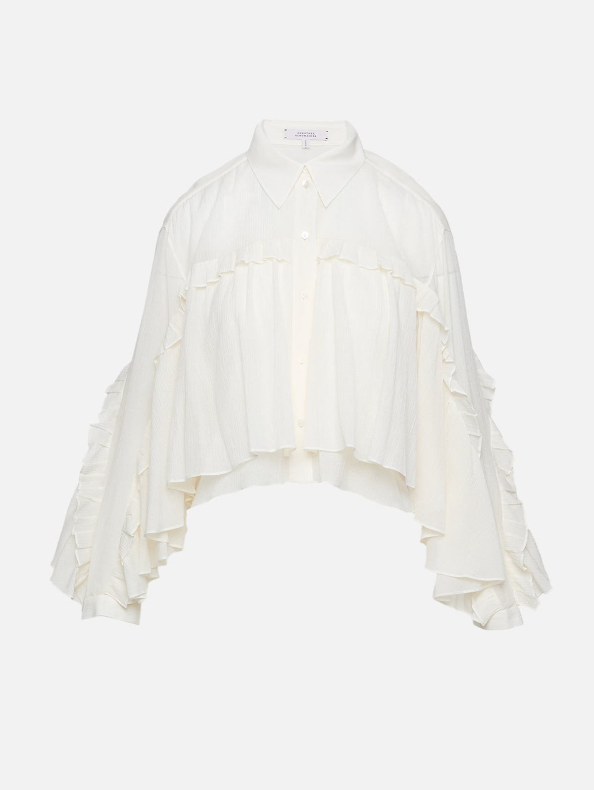 Dreamful Volumes Blouse,DOROTHEE SCHUMACHER,WHITE,Image 2