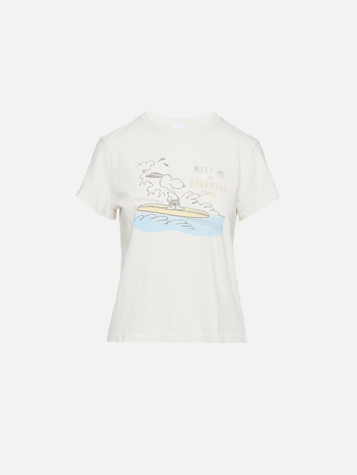 Classic Tee,RE/DONE,VINTAGE WHITE,Image 1