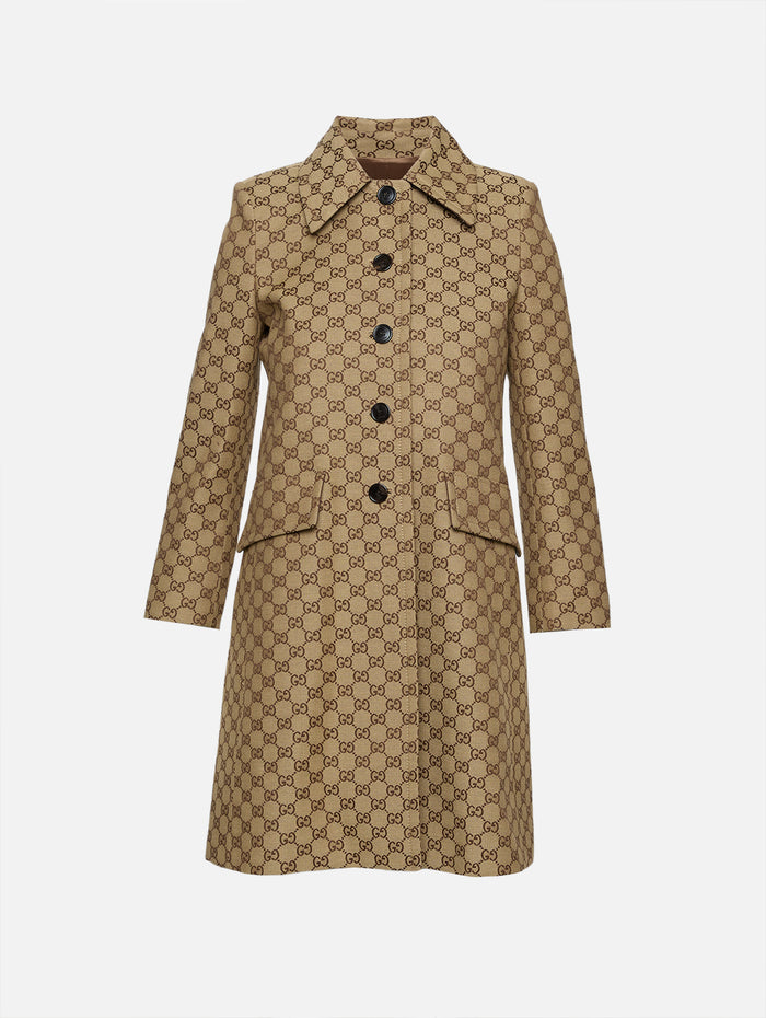 GG Coat,GUCCI,CAMEL EBONY,Image 1