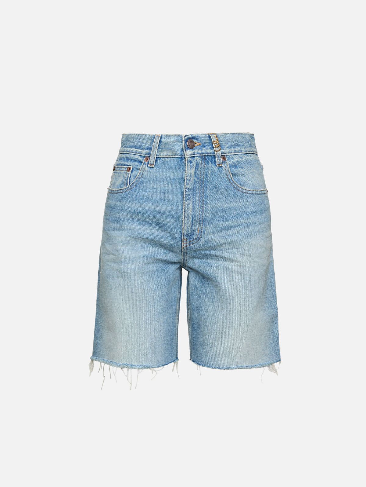 Denim Short,CHLOÉ,SOFTY BLUE,Image 1
