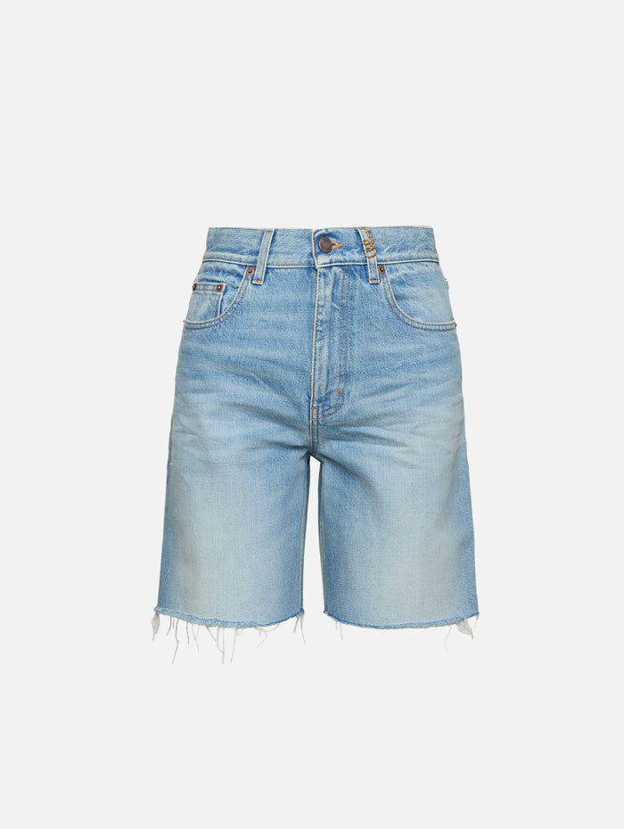 Denim Short,CHLOÉ,SOFTY BLUE,Image 1