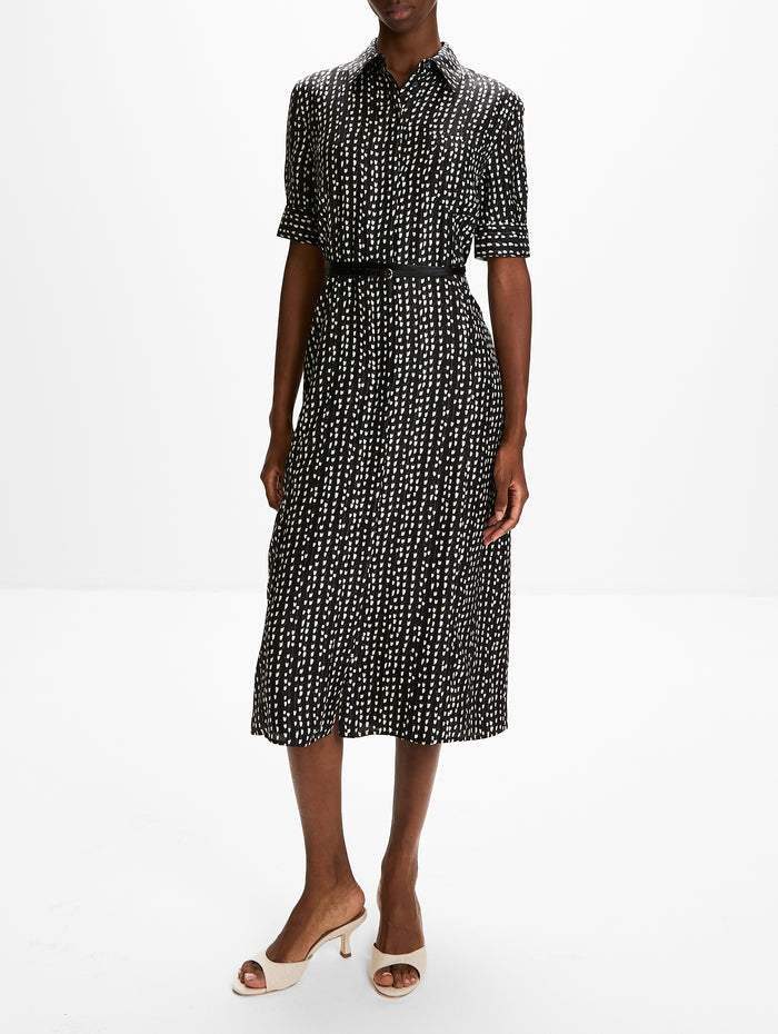 Kieran Dress,ALTUZARRA,BLACK BLUE,Image 1