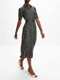 Kieran Dress,ALTUZARRA,BLACK BLUE,Image 3