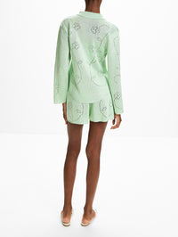 Ivy Long Sleeve Shirt,CALLE DEL MAR,EUCALYPTUS,Image 3