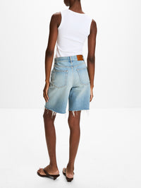 Denim Short,CHLOÉ,SOFTY BLUE,Image 3