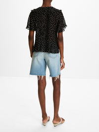 Dancing Dots Blouse,DOROTHEE SCHUMACHER,WHITE DOT,Image 3