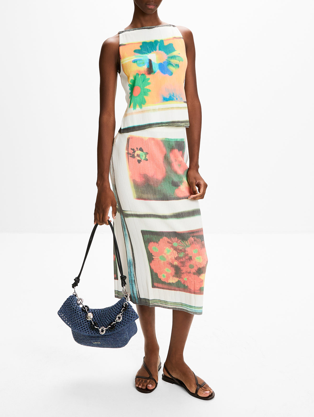 Noemi Skirt,STAUD,SUPERBLOOM,Image 2