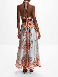 Aster Scarf Top,ZIMMERMANN,BLUE PAISLEY FLORAL,Image 3