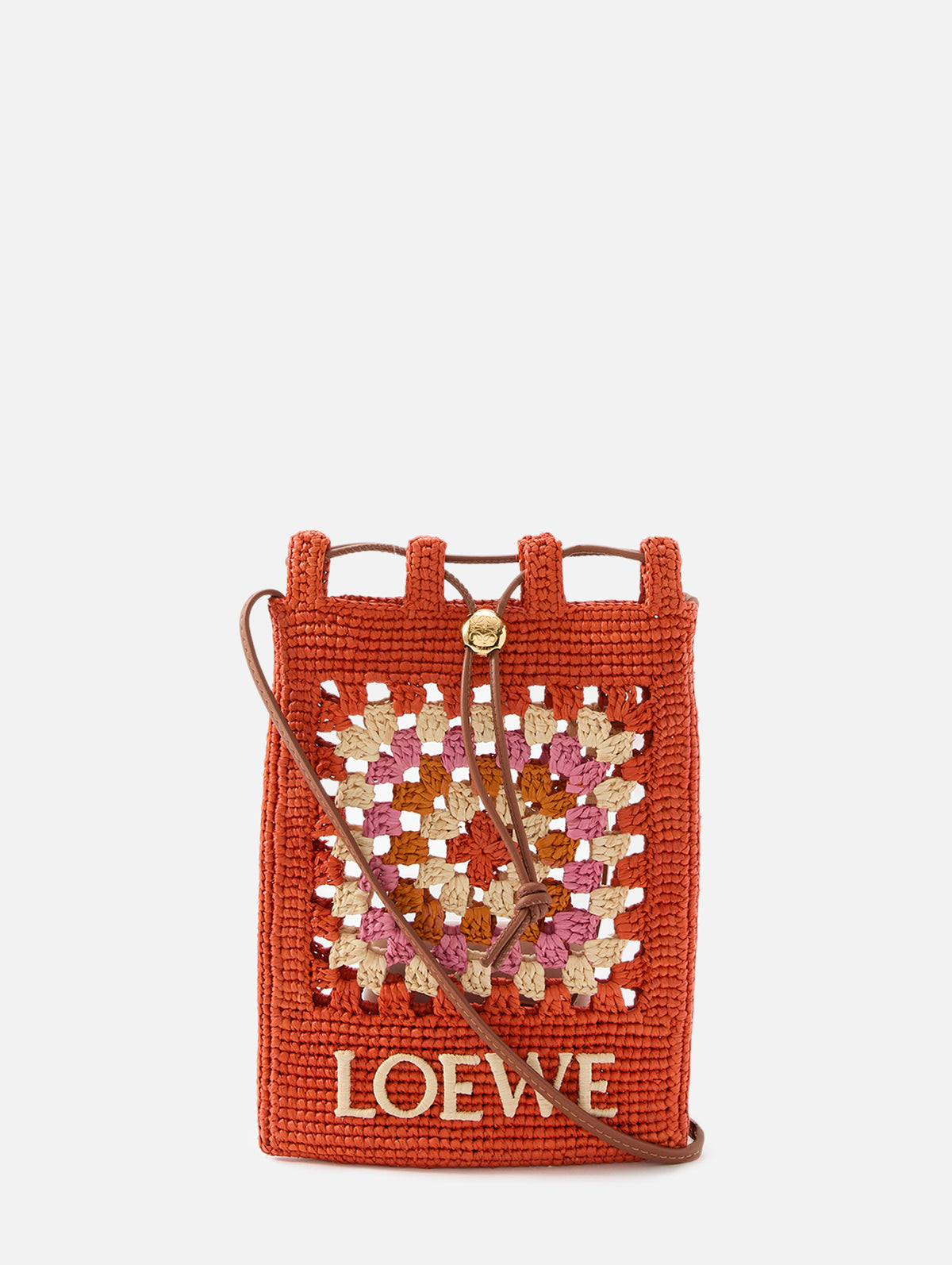 Pocket Patch Crossbody Bag,LOEWE,BRIGHT ORANGE,Image 1