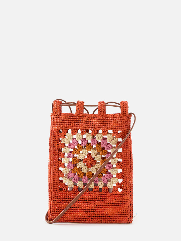 Pocket Patch Crossbody Bag,LOEWE,BRIGHT ORANGE,Image 1