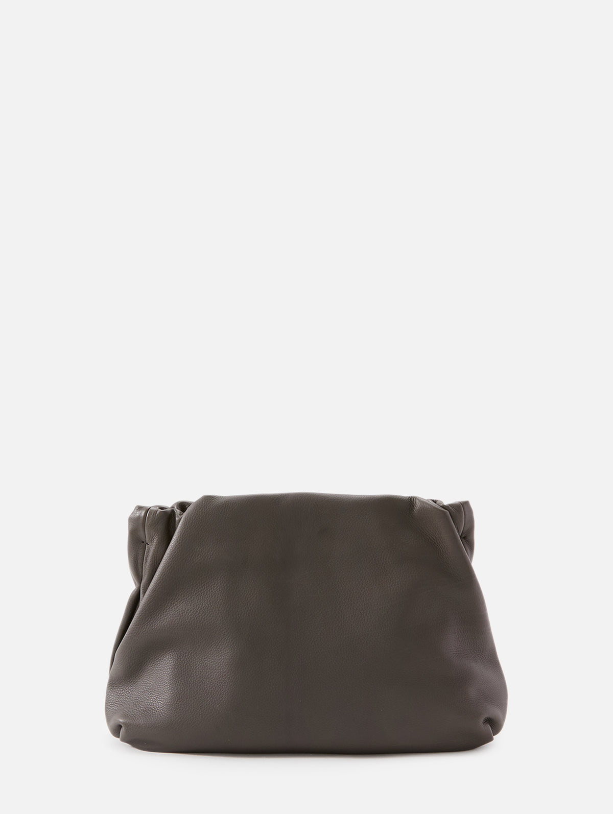 Large Bourse Clutch,THE ROW,TAUPE,Image 1