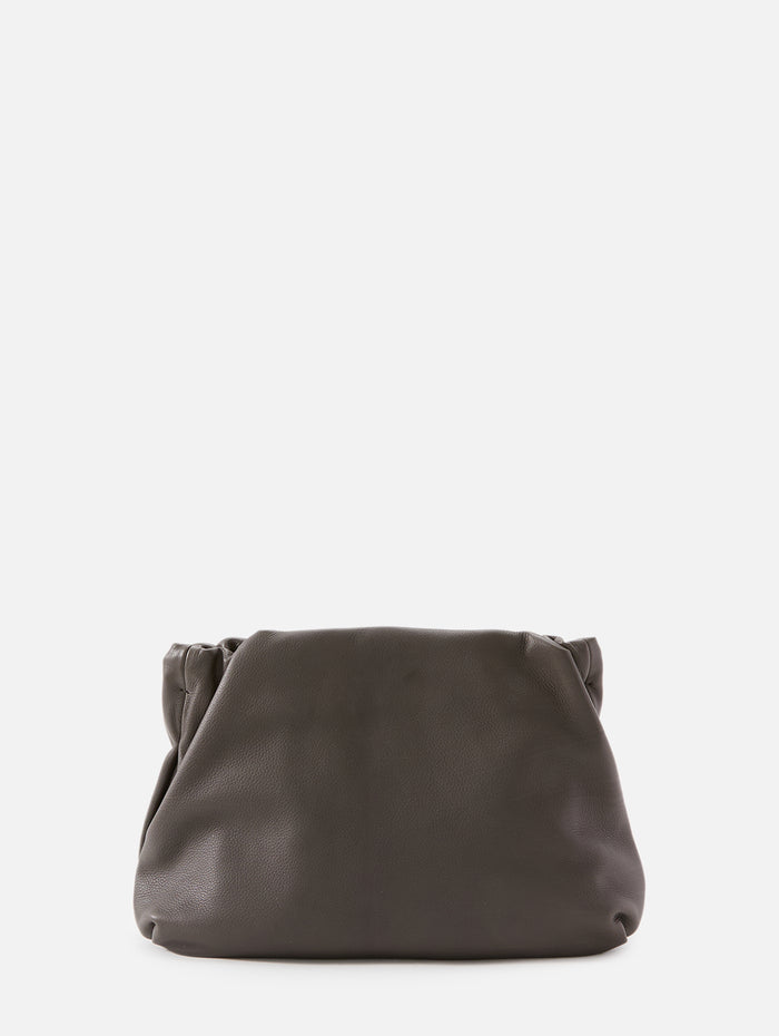 Large Bourse Clutch,THE ROW,TAUPE,Image 1