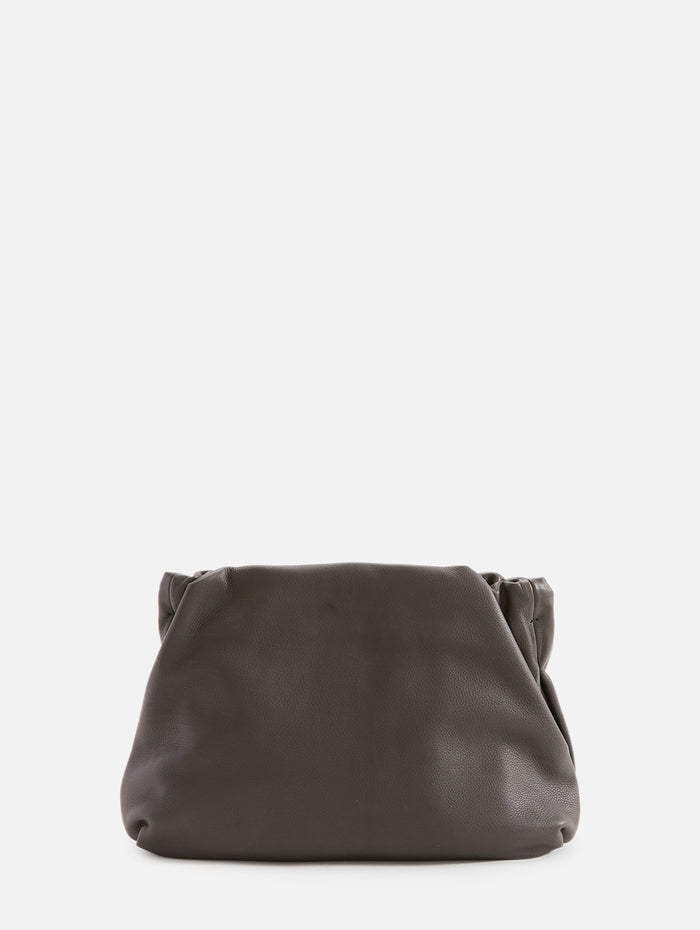 Large Bourse Clutch,THE ROW,TAUPE,Image 1