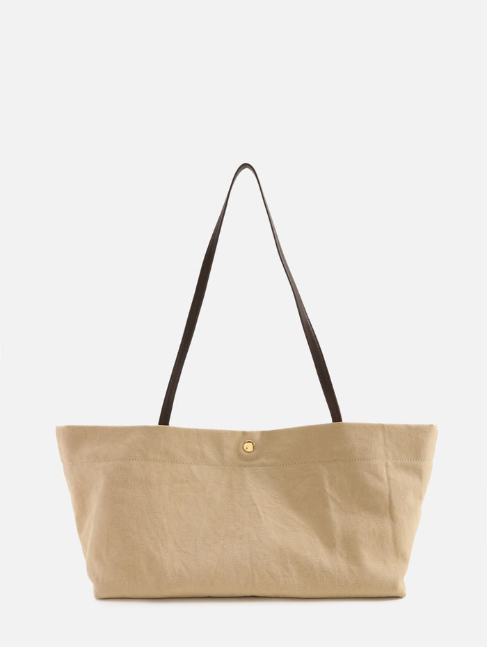 Idaho Shoulder Bag,THE ROW,CRETA DARK BROWN,Image 1
