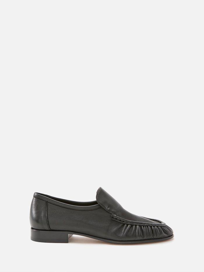 Soft Mocassin,THE ROW,BLACK,Image 1