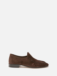 Soft Mocassin,THE ROW,LACQUER BROWN,Image 1