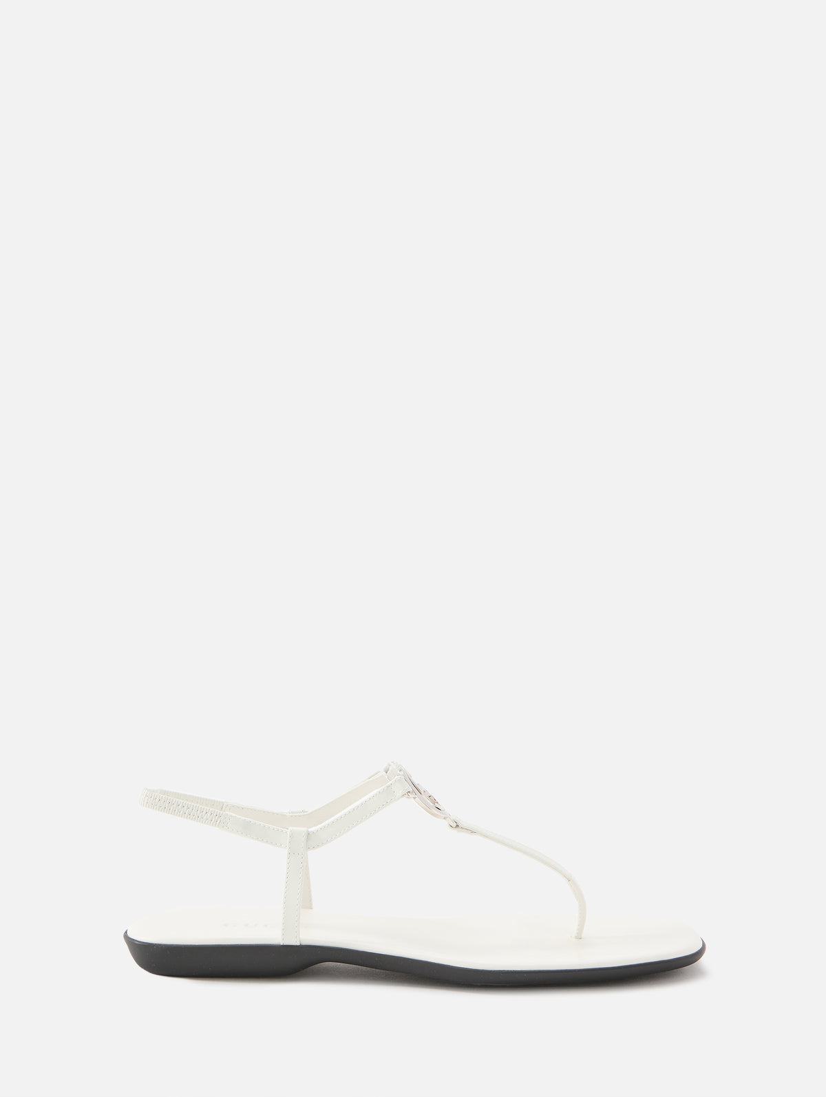 GG Ease Thong Sandal,GUCCI,WHITE BAMBOO,Image 1