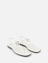 GG Ease Thong Sandal,GUCCI,WHITE BAMBOO,Image 2