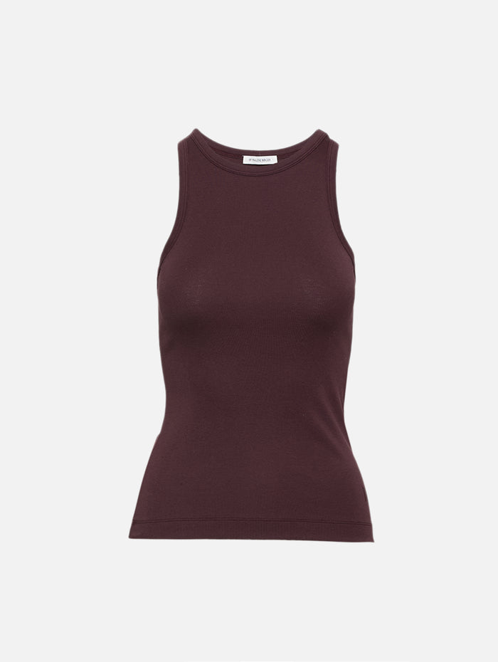 Mani Tank Top,BY MALENE BIRGER,AUBERGINE,Image 1