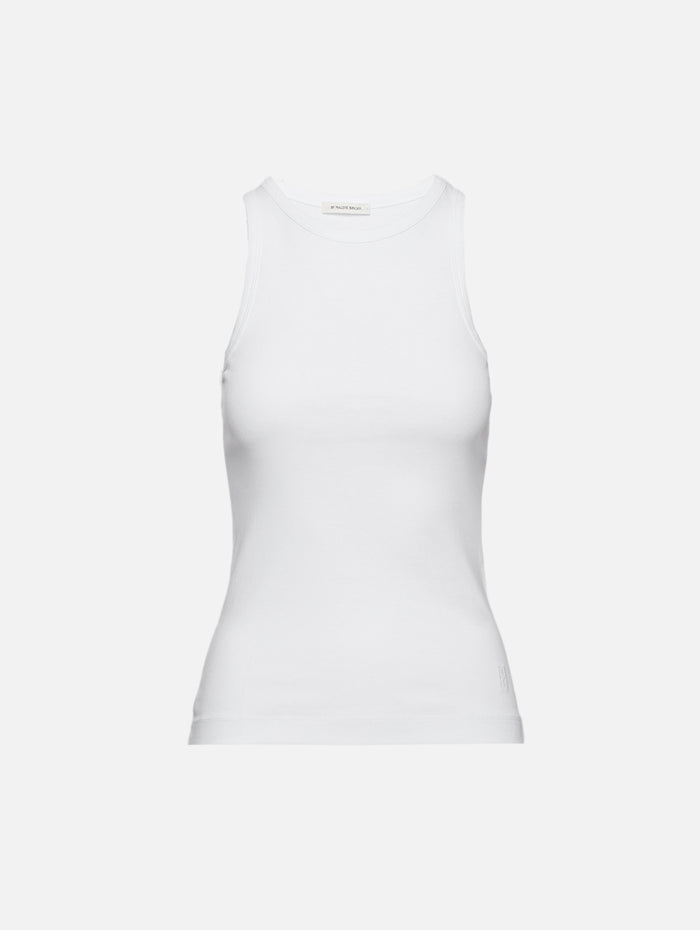Mani Tank Top,BY MALENE BIRGER,PURE WHITE,Image 1