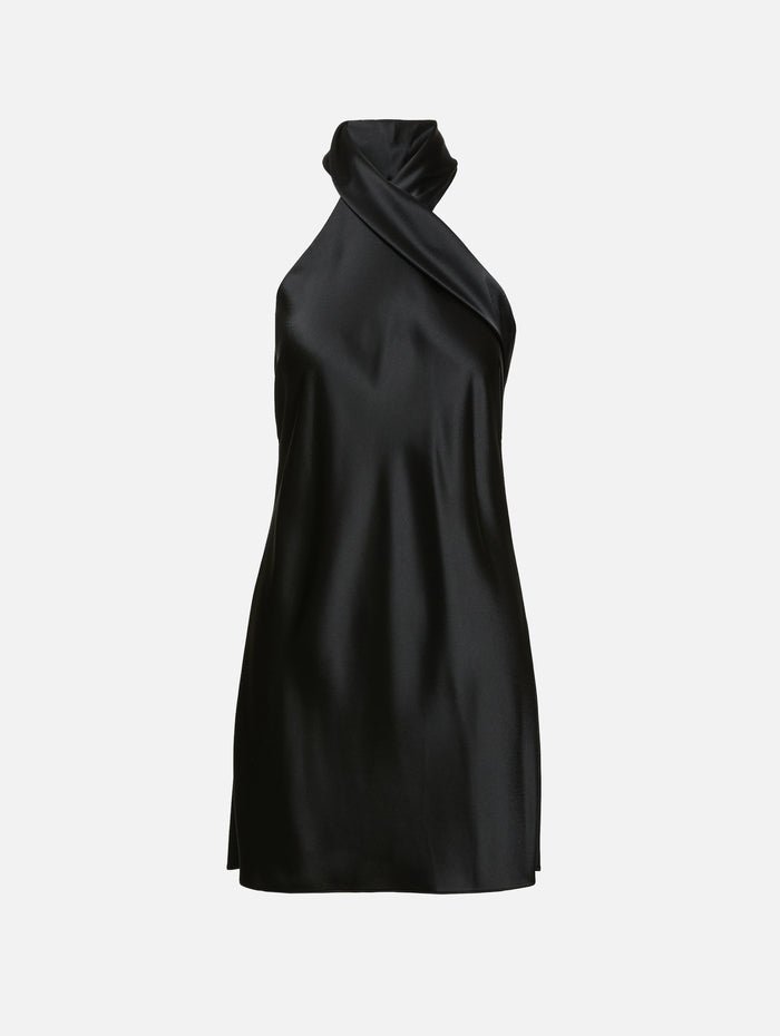 Pandora Mini Dress,GALVAN,BLACK,Image 1