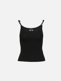 Jersey Tank Top,GUCCI,BLACK,Image 1