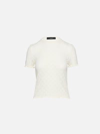 Logo Knit Top,GUCCI,OFF WHITE,Image 1