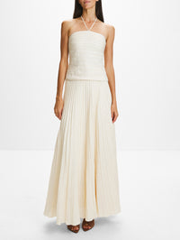 Saana Skirt,ANDRES OTALORA,IVORY,Image 2