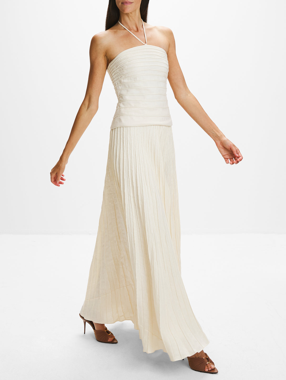 Saana Skirt,ANDRES OTALORA,IVORY,Image 3
