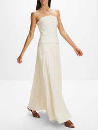 Saana Skirt,ANDRES OTALORA,IVORY,Image 3
