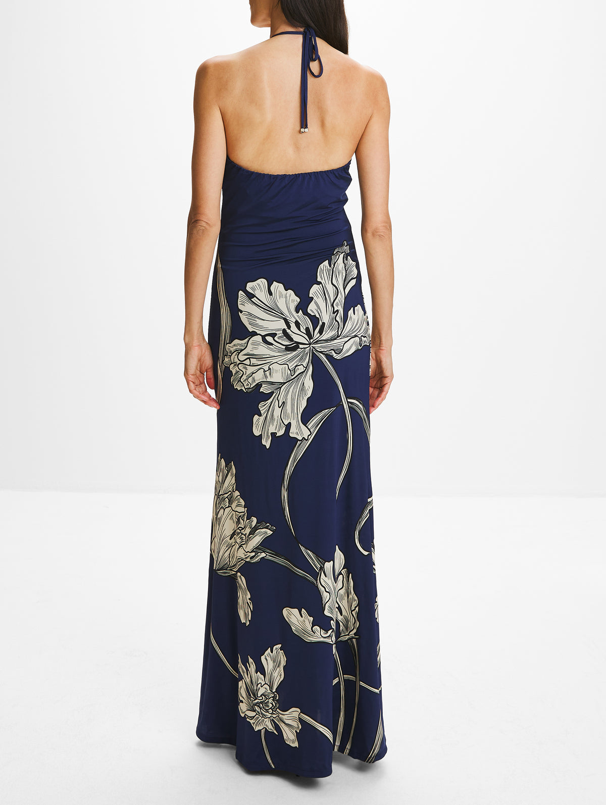 Amani Dress,ANDRES OTALORA,BLUE FLORALS,Image 4
