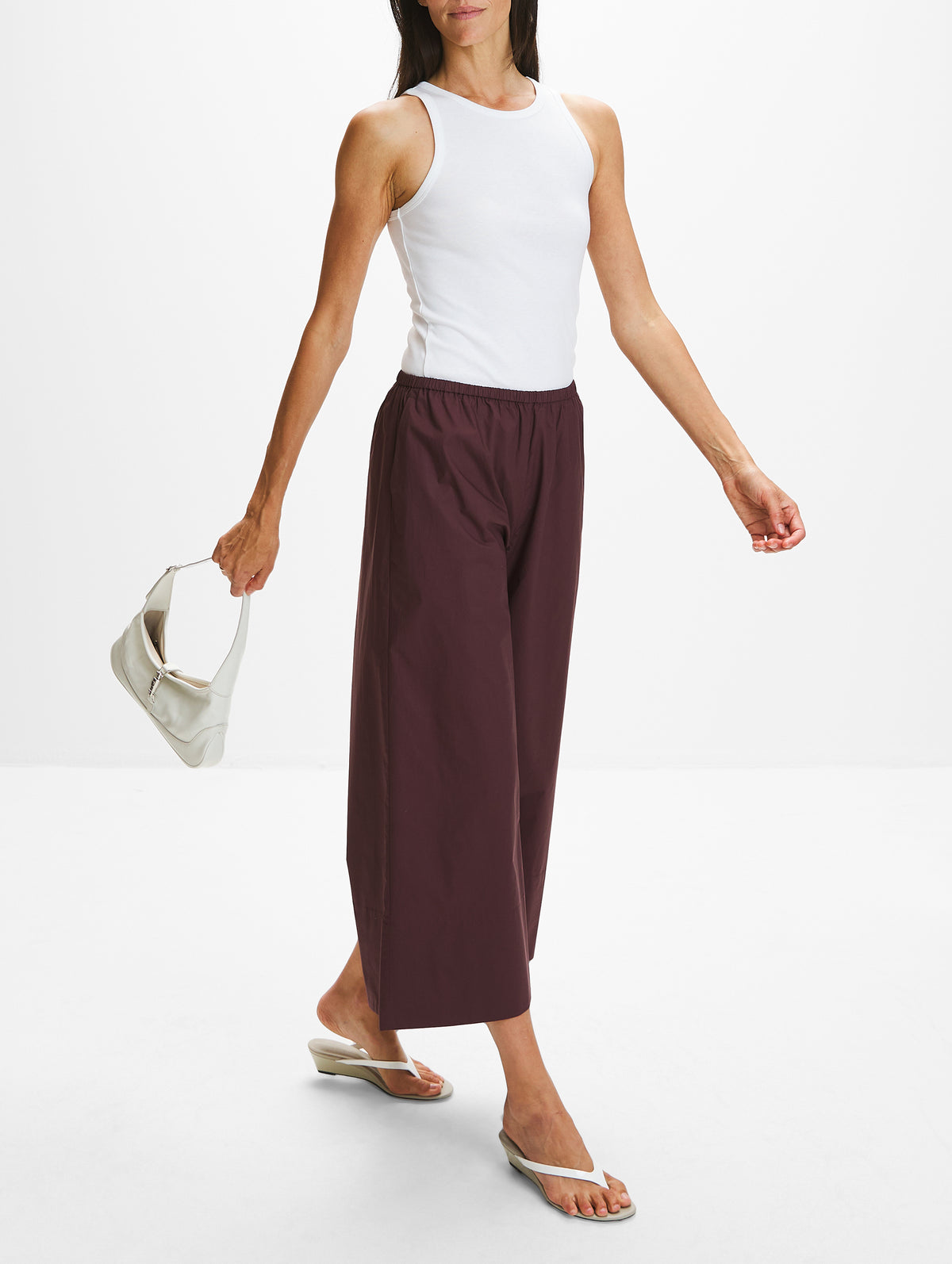 Luisa Pant,BY MALENE BIRGER,AUBERGINE,Image 3