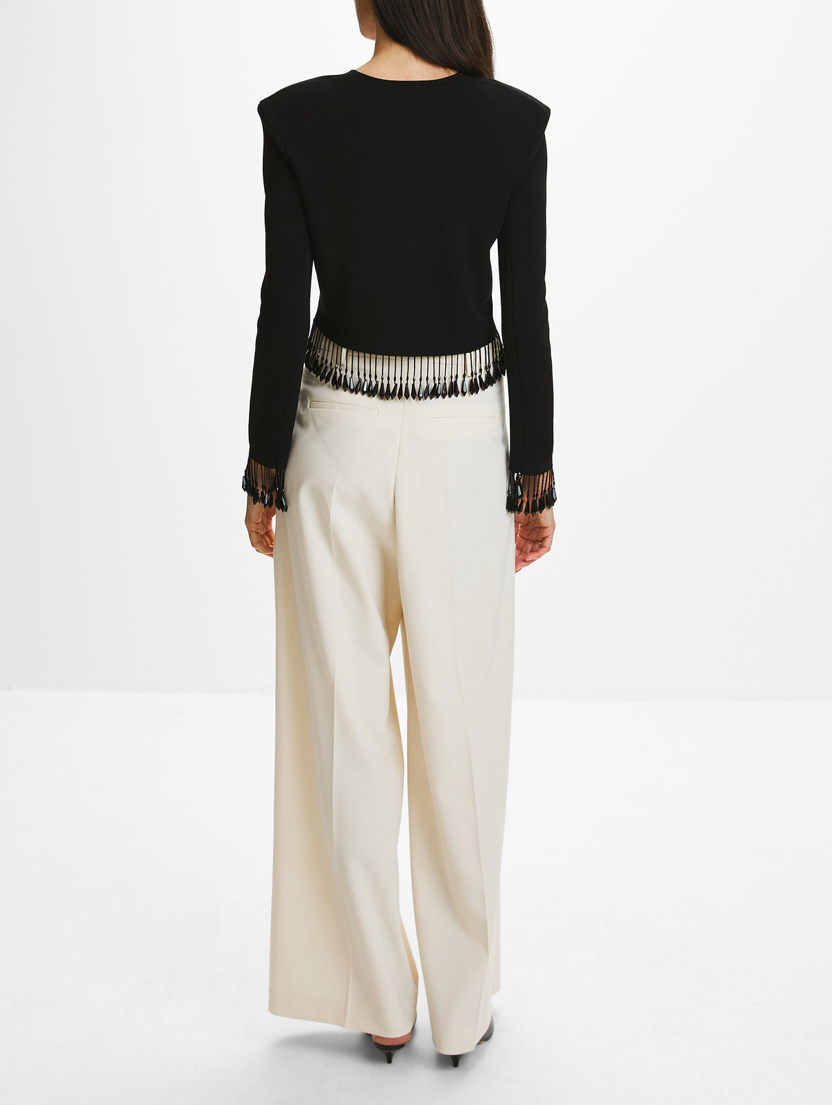 Shelly Cardigan,BY MALENE BIRGER,BLACK,Image 3
