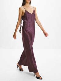Pascale Dress,BY MALENE BIRGER,AUBERGINE,Image 3